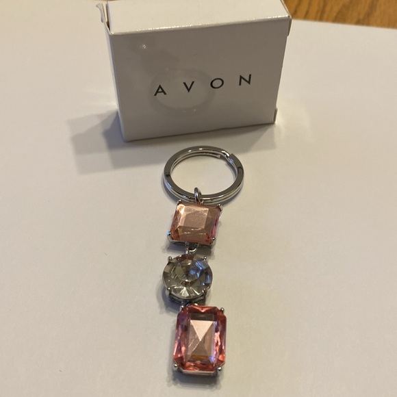 Avon 3 Stone Key Ring - Picture 6 of 6